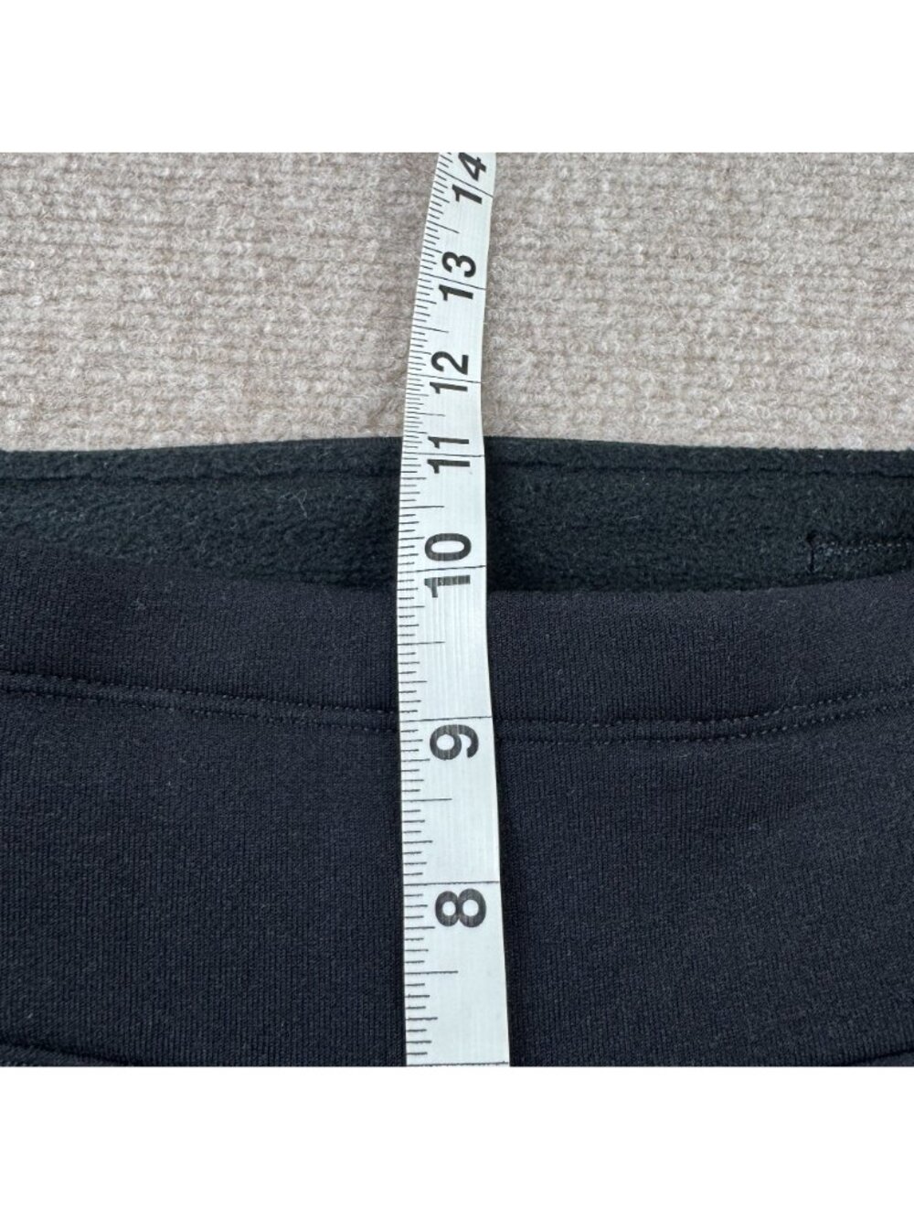 Athleta Polartec Power Stretch Tight Fleece Lined Leggings Black Small Running - Picture 10 of 13